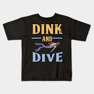 Funny Scuba Diving Under Water Dive Diver Ocean Kids T-Shirt